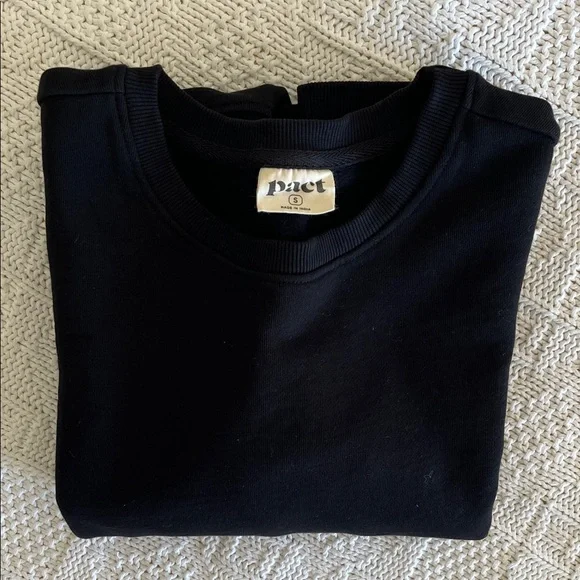 Pact Organic Brushed Fleece Sweatshirt and Sweatpant Set Sz S - Picture 7 of 13